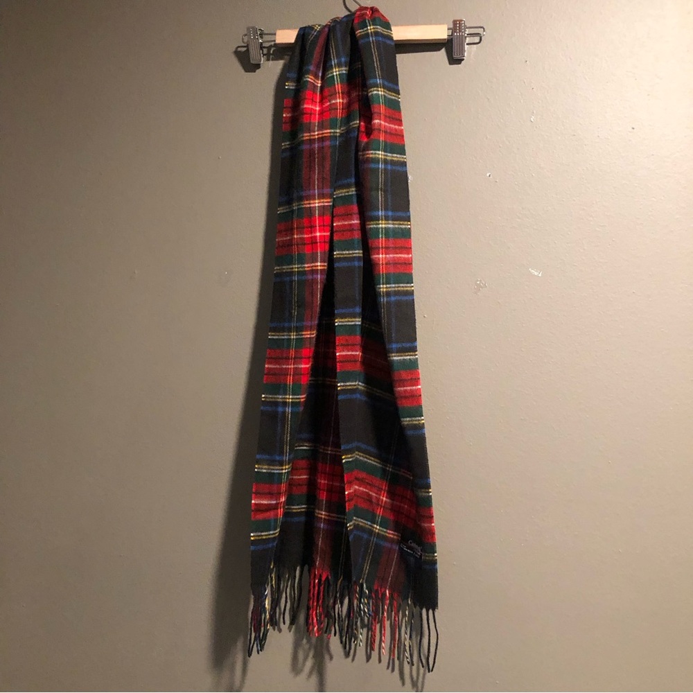 Cashmink Plaid Scarf by V.FRAAS